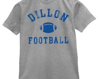 Dillon High Panthers Football School Friday Night Lights T Shirt Grey team uniform school pride