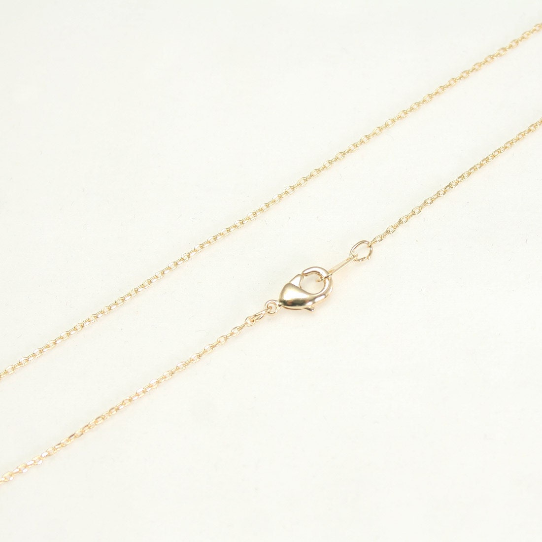 16 long 1mm Necklace Chain Round link trace chain with