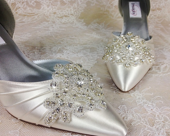 Bridal Shoe Clip Shoe Clips Rhinestone Shoe by BridalShoeClips
