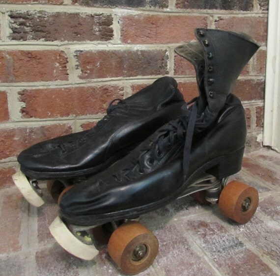 Men's 1940's 1950's Roller Skates