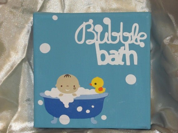 Baby bubble bath sign by TimeWithJen on Etsy