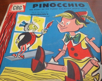 Pinocchio Records Etsy