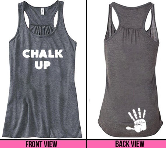 Chalk Up Handprint Shirt Crossfit Tank Top Crossfit Chalk Shirt