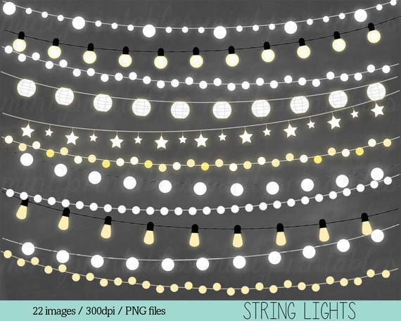 string of christmas lights clipart - photo #48