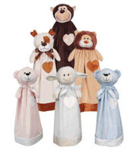 Personalized Embroidered Fleece Animal by AngelWingsEmbroidery