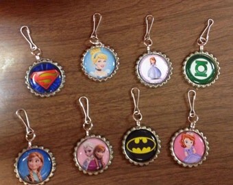 Items similar to Your Choice of ONE Organza Necklace with character ...