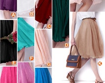 Popular items for chiffon skirt on Etsy