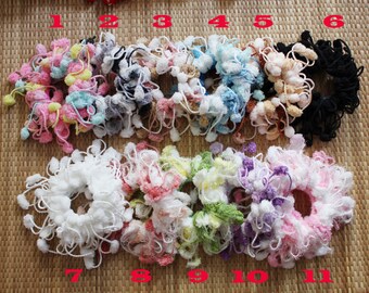 CROCHET PONYTAIL SCRUNCHIES Only New Crochet Patterns