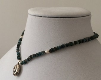 Stone With Pearl Work Necklace Set - 6255 main image 0
