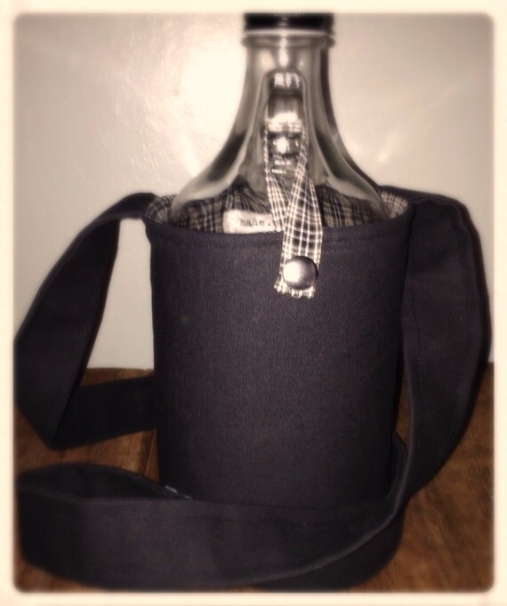 Insulated Craft Beer Growler Carrier bag 64oz, you choose color