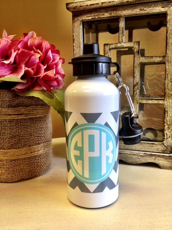 anthropologie monogram water bottle