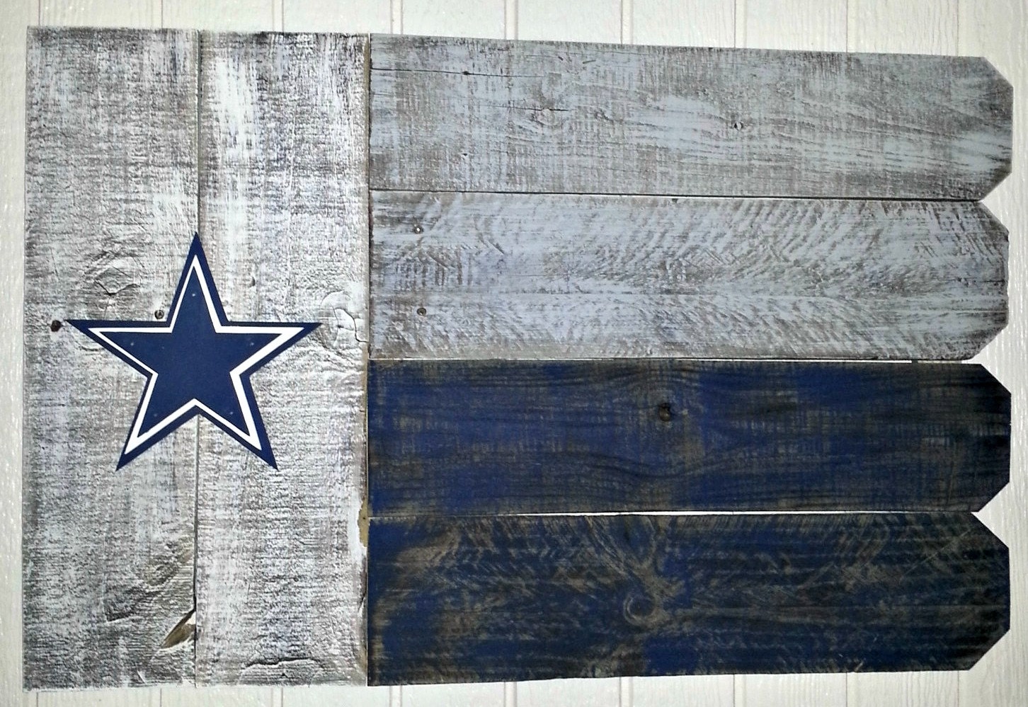 Dallas Cowboys Outdoor Wooden Flag