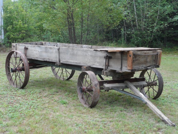 Antique Farm Wagon Farm Equipment Wagon Cart