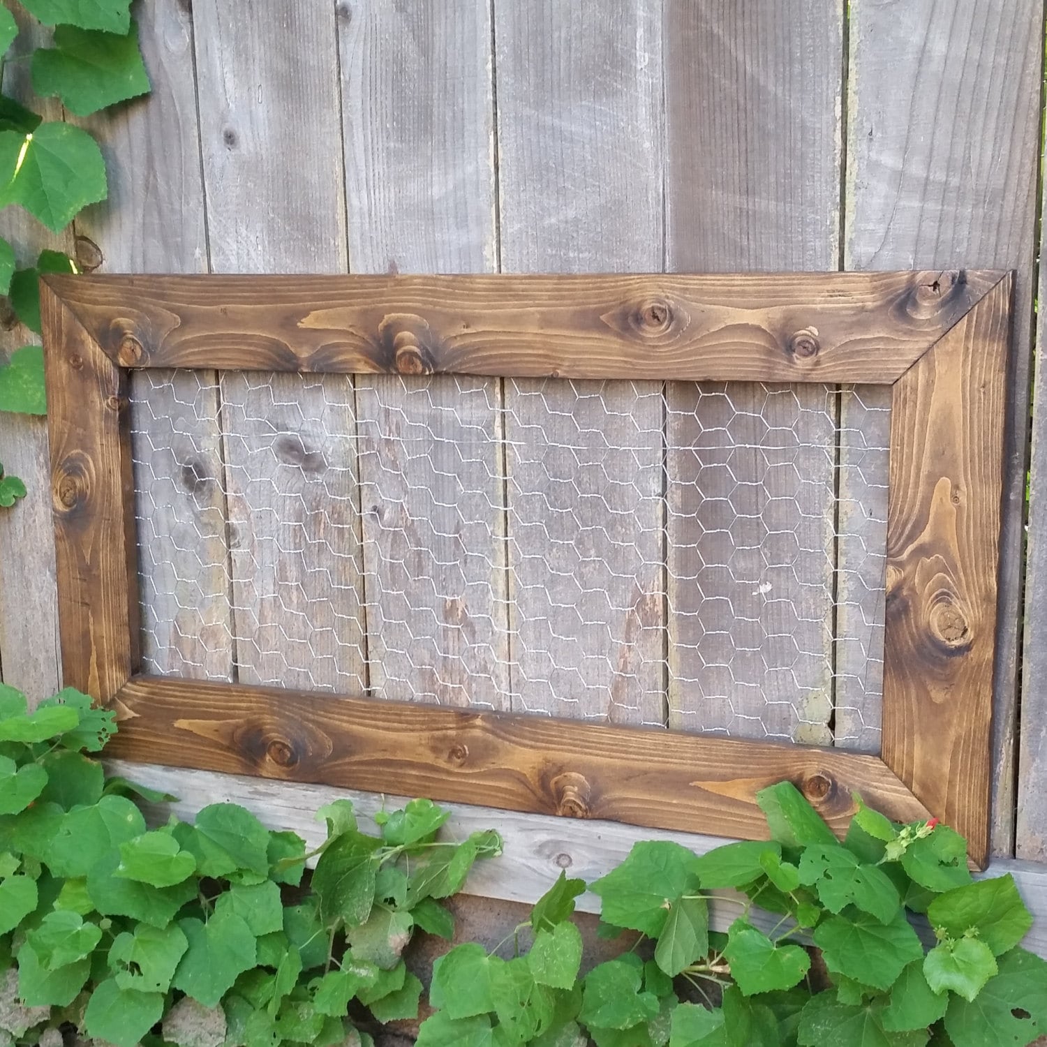 Chicken Wire Frame By Pinklemondesignstx On Etsy 