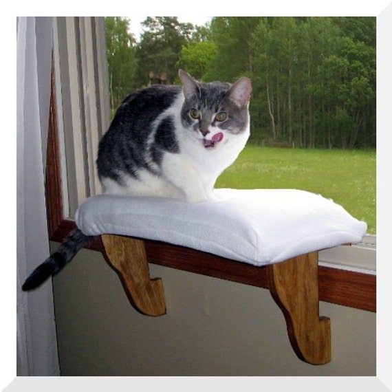 Cat Window Perch Zero Installation clips in windws by KomfyKat