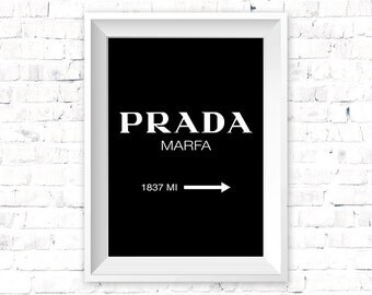 PRADA Marfa, Gossip Girl Inspired Poster, TV Series, Prada Typography ...