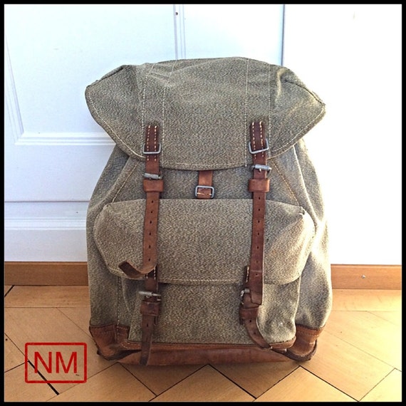Vintage Swiss Army Backpack Rucksack of the Swiss Military