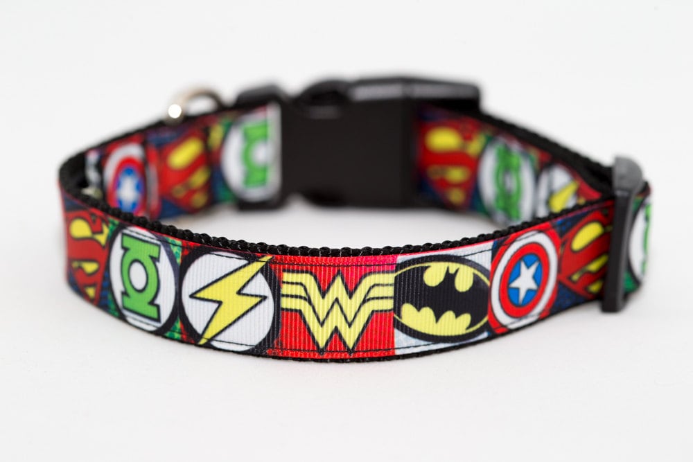 Australian Made Superhero Dog Collar Batman By Dizzydogcollars