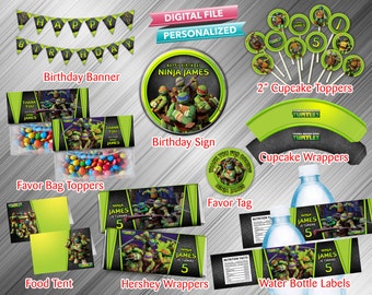 Teenage Mutant Ninja Turtles Printable Party Package