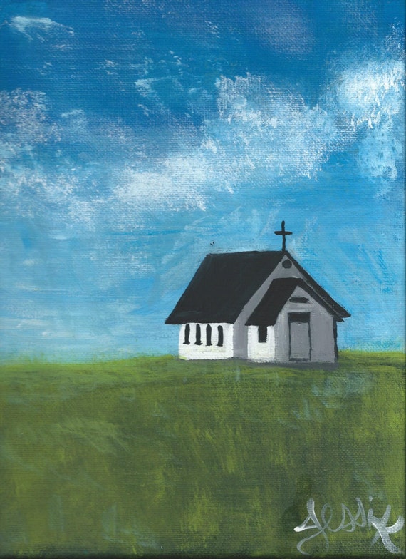 Art print "Little Church in the Field"
