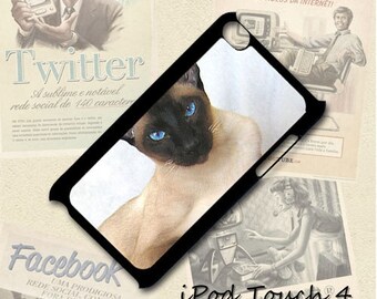 Siamese Cat cell phone Case / Cover for iPhone 4, 5, Samsung S3, HTC One X, Blackberry 9900, iPod touch 4 / 053