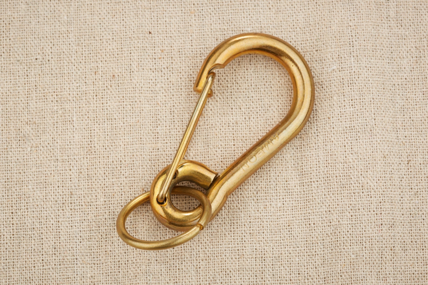 2.5 M size Solid Brass Key Chain Clap Loop Belt / Brass