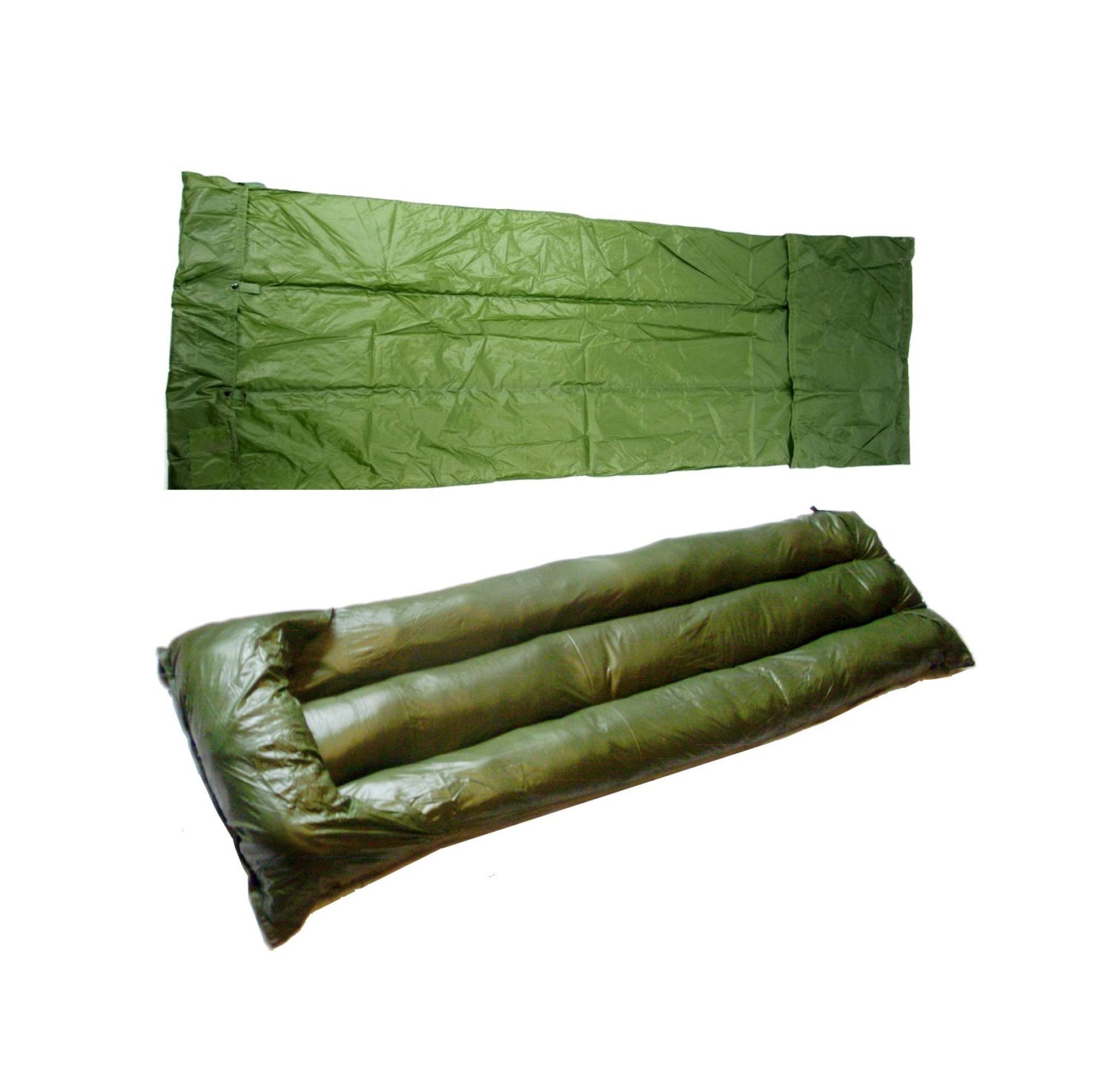 1960s army waterproof tent mat stuffable survival mattress