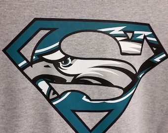 eagles superman shirt