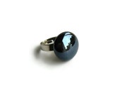 Black Gem - Adjustable Ring