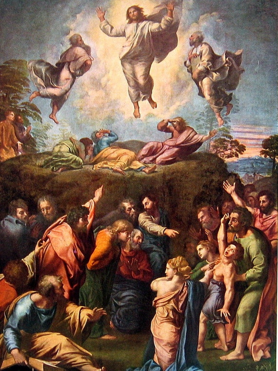 Items similar to Fine Art Print - The Transfiguration by Raphael ...