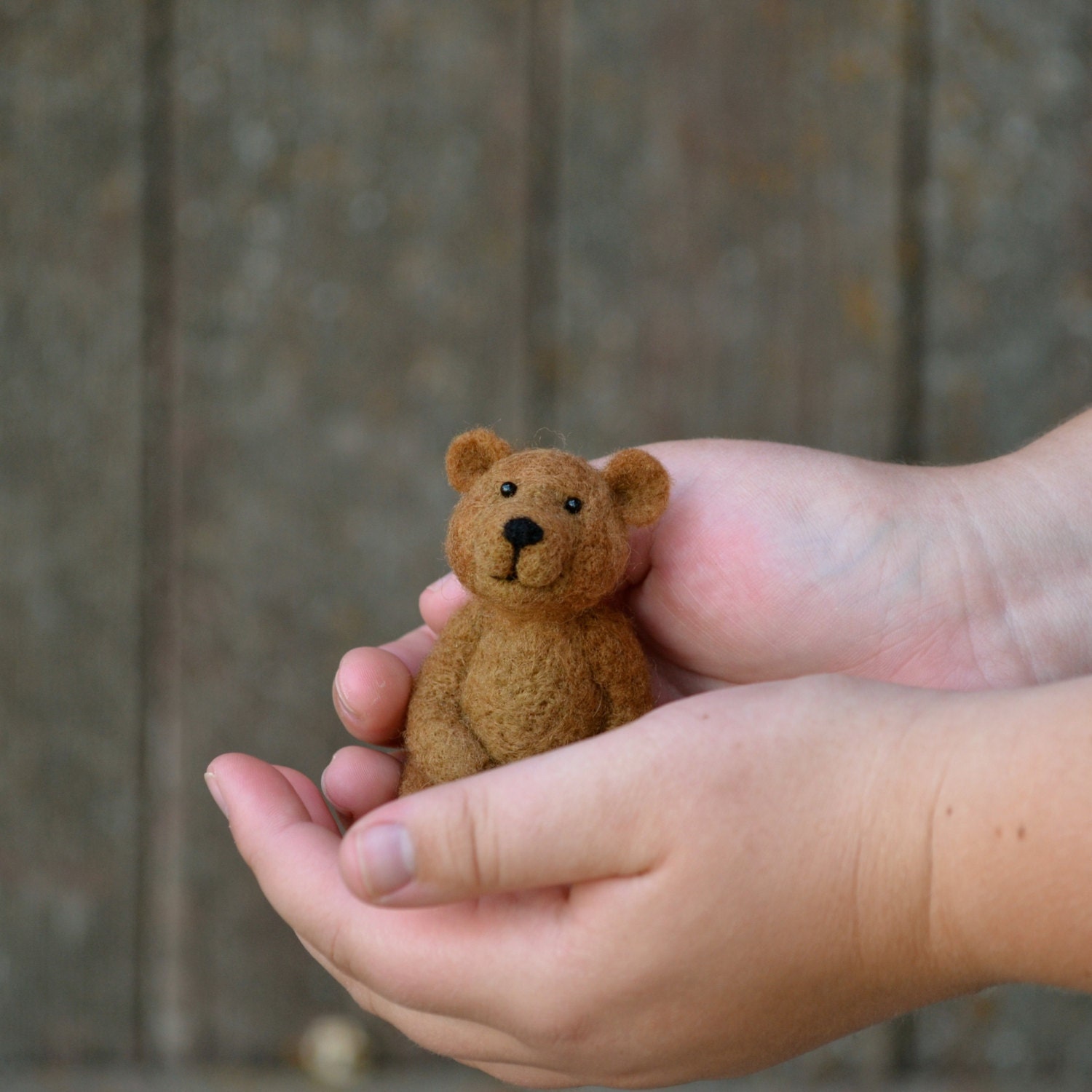 Needle Felting Kit Bear DIY craft learn how by BearCreekDesign