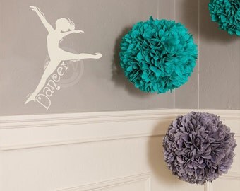 Dancer Decal wall saying vinyl lettering wall decal sticker