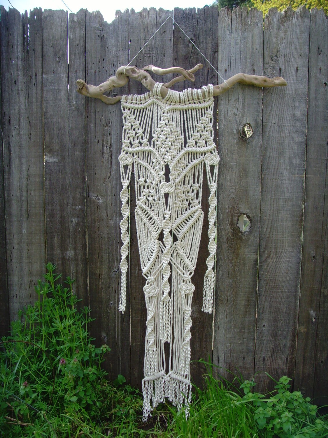Large Macramé Wall Hanging by FreeCreatures on Etsy