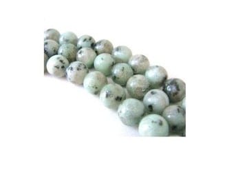 4MM New Kiwi Jasper Gemstone Beads , Full Strand , 15.5 Inch Strand