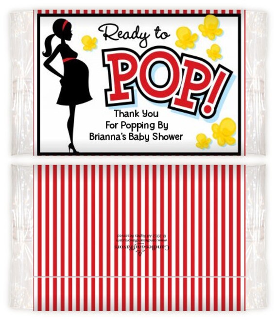 Ready To Pop Printable Popcorn Wrappers Available in by ShopCNF