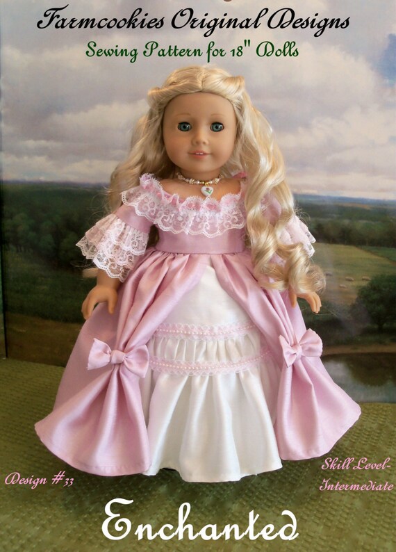 PDF Sewing Pattern/ ENCHANTED / Sewing Patterns for 18" American Girl® Dolls