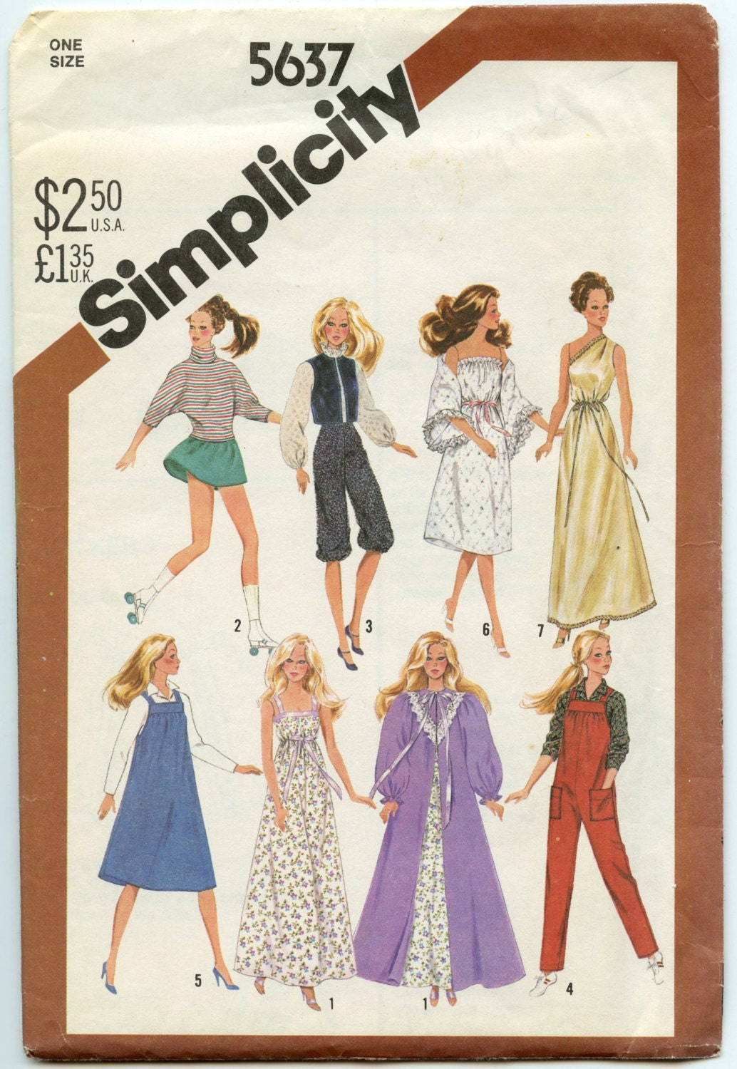 craft barbie 5 minutes Shields Brooke 1980s Doll Barbie and Simplicity 5637