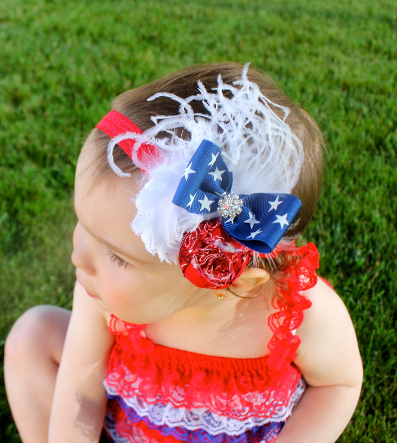 4th of July Headband 4th of July Baby Headband