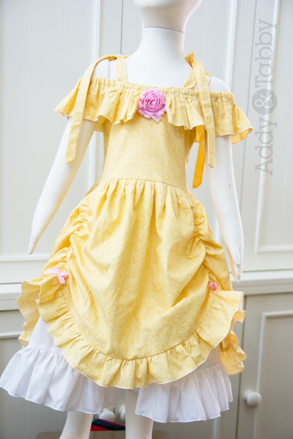 belle inspired dress