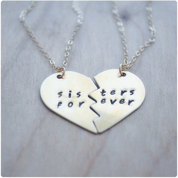 Sisters Gifts Sister Necklace Sisters Forever Jewelry