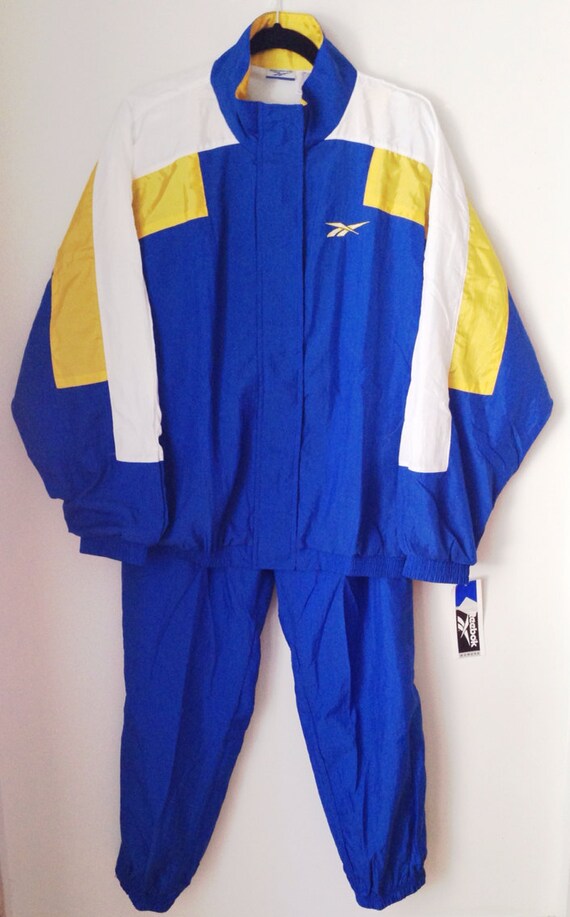 blue reebok tracksuit