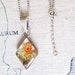 Real flower necklace, Edelweiss silver necklaces, Rustic Weddings real dry flowers Necklace, Unique will you be my flower girl Jewelry Gifts