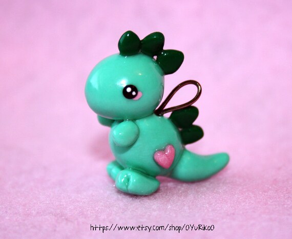 cute clay dinosaur