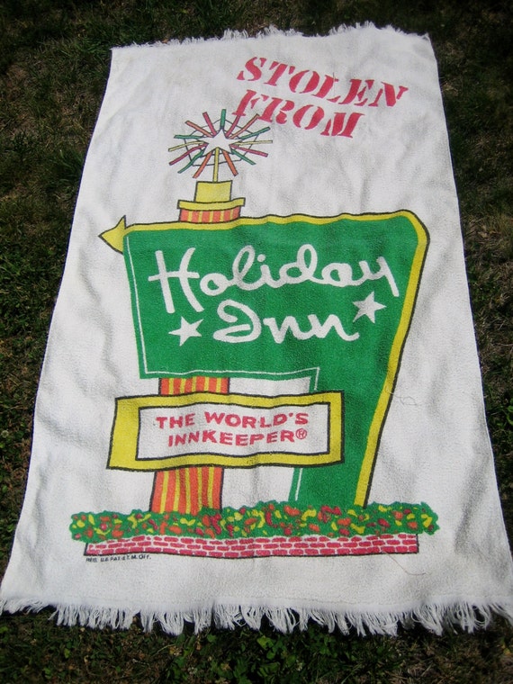 Vintage Beach Towel Stolen From Holiday Inn Very RETRO
