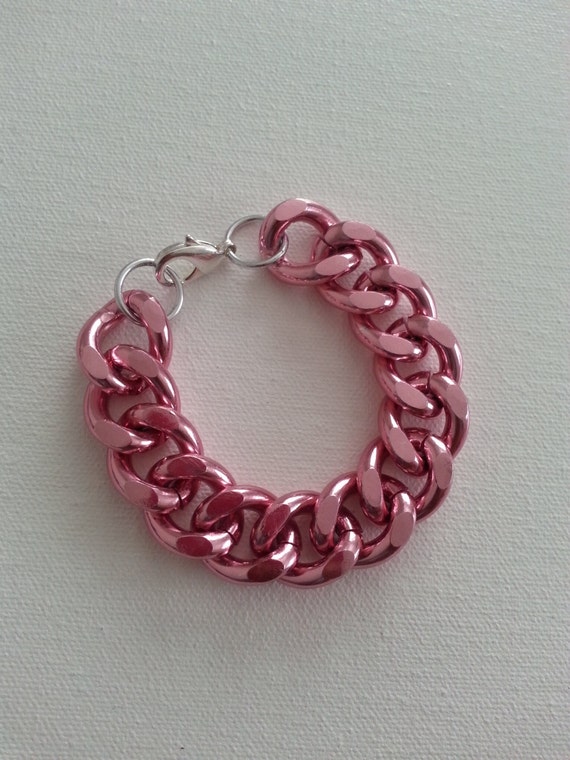 Pink Link Bracelet