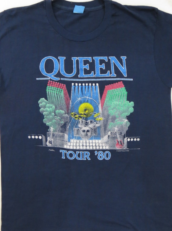 queen 1980 tour shirt