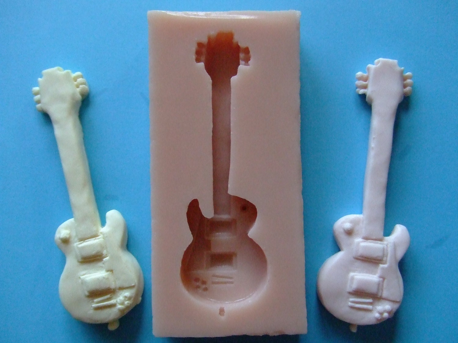 Food Grade ELECTRIC GUITAR Silicone Mold for by AlrightDesigns