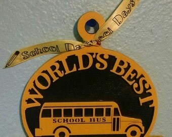 World's Best School Bus Driver Ornament/Christmas Ornament