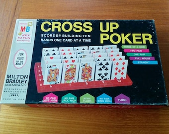 Cross Up Poker Vintage Game 99% Complete 1968