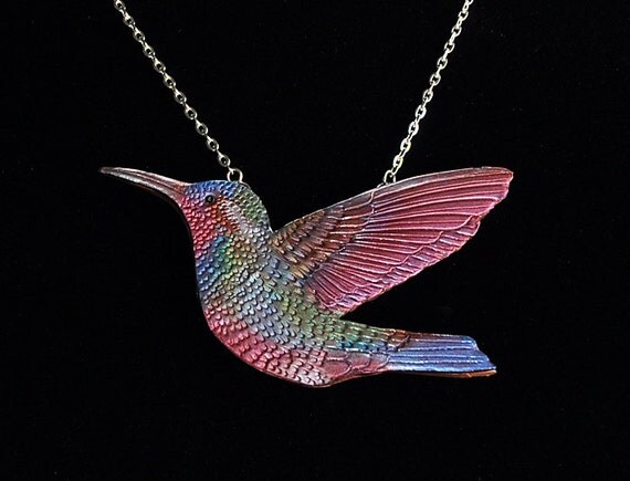 hummingbird necklace